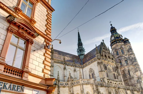 Kosice Slovakia May 2022 Historical Center Sunny Weather Hdr Image — 图库照片