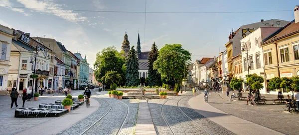 Kosice Slovakia May 2022 Historical Center Sunny Weather Hdr Image — Photo
