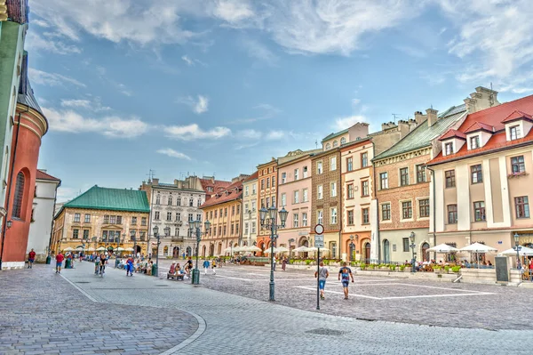 Krakow Poland August 2021 Historical Center Sunny Weather — Stock Fotó