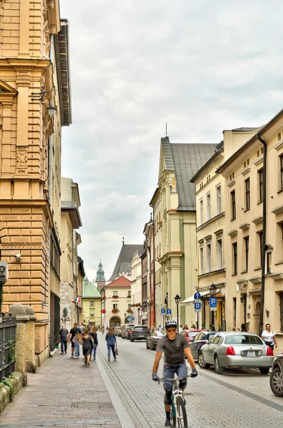 Krakow Poland August 2021 Old Town Cloudy Weather — Stockfoto