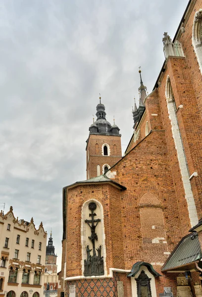 Krakow Poland August 2021 Old Town Cloudy Weather — Stock Photo, Image
