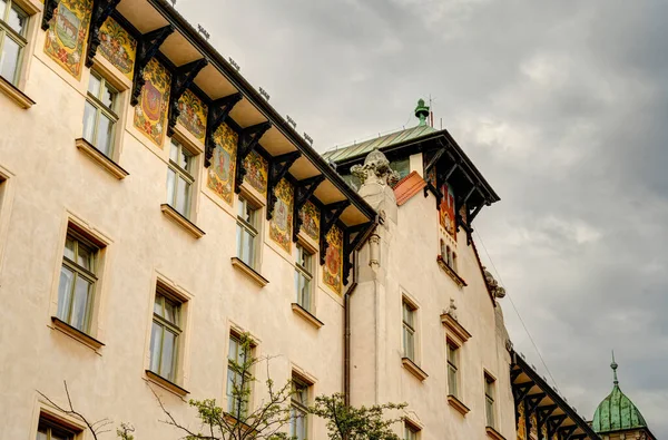 Krakow Poland August 2021 Old Town Cloudy Weather — Fotografia de Stock