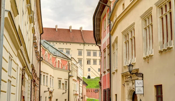 Krakow Poland August 2021 Old Town Cloudy Weather — 스톡 사진