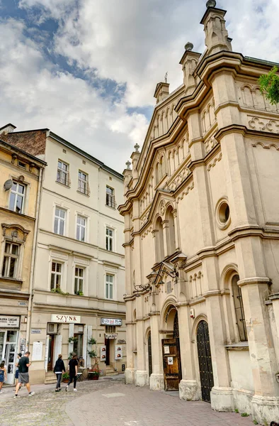 Krakow Poland August 2021 Old Town Cloudy Weather — Photo