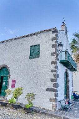 Los Llanos, La Palma, Spain - April 2021 : Historical center in sunny weather, HDR Image