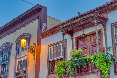 Santa Cruz de la Palma, Spain - January 2021 : Historical center in cloudy weather, HDR Image