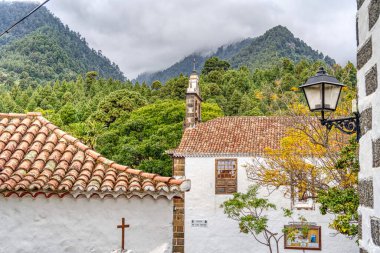 Los Llanos, La Palma, Spain - April 2021 : Historical center in sunny weather, HDR Image