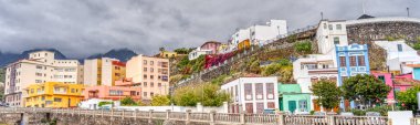 Los Llanos, La Palma, Spain - April 2021 : Historical center in sunny weather, HDR Image