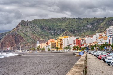 Los Llanos, La Palma, Spain - April 2021 : Historical center in sunny weather, HDR Image