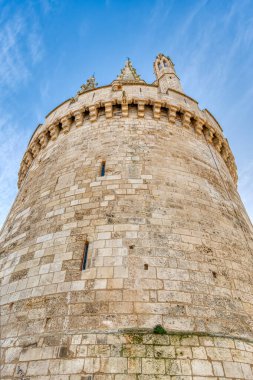 La Rochelle, France - December 2020 : Historical center in sunny weather
