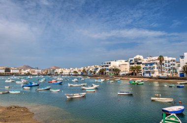 Arrecife, Spain - September 2020 : Historical city of Lanzarote Island, HDR Image