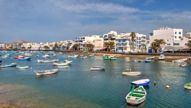 Arrecife, Spain - September 2020 : Historical city of Lanzarote Island, HDR Image