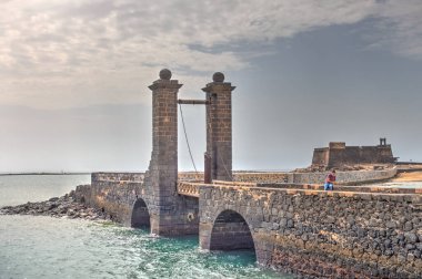 Arrecife, Spain - September 2020 : Historical city of Lanzarote Island, HDR Image