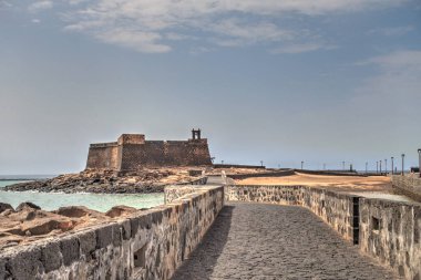 Arrecife, Spain - September 2020 : Historical city of Lanzarote Island, HDR Image