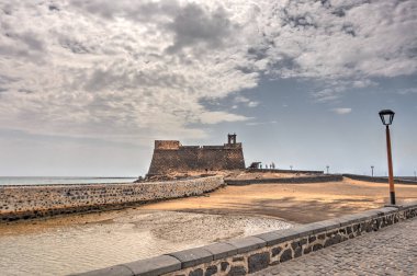 Arrecife, Spain - September 2020 : Historical city of Lanzarote Island, HDR Image