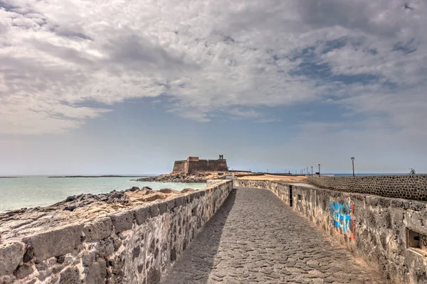 Arrecife, Spain - September 2020 : Historical city of Lanzarote Island, HDR Image