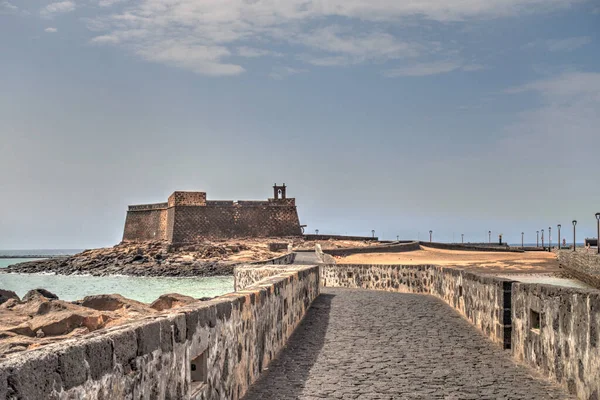 Arrecife, Spain - September 2020 : Historical city of Lanzarote Island, HDR Image