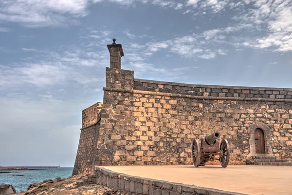 Arrecife Spain September 2020 Historical City Lanzarote Island Hdr Image — стокове фото