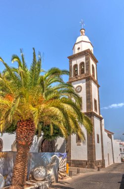 Arrecife, Spain - September 2020 : Historical city of Lanzarote Island, HDR Image