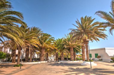 street of Teguise, Lanzarote, Spain