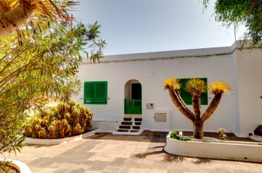 street of Teguise, Lanzarote, Spain