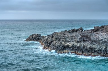 a beautiful view of Los Hervideros, Lanzarote