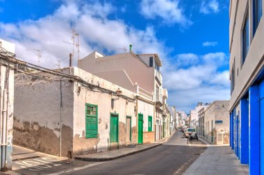 beautiful view of Arrecife, Lanzarote, HDR Image