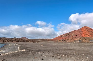 beautiful view of Papagayo Coast, Lanzarote, HDR Image