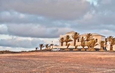 Sunset over Lanzarote Island, HDR Image