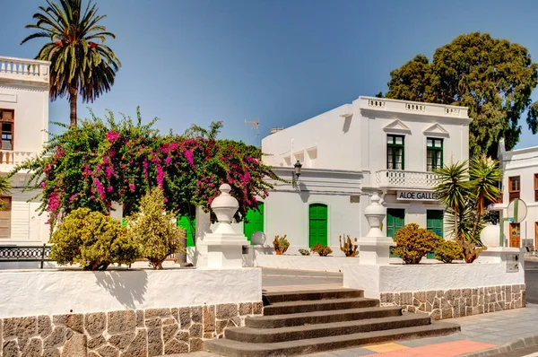 Haria Lanzarote September 2020 Historical Center Sunny Weather Hdr Image — Zdjęcie stockowe