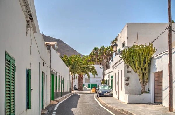 Haria Lanzarote September 2020 Historical Center Sunny Weather Hdr Image — Stock Photo, Image
