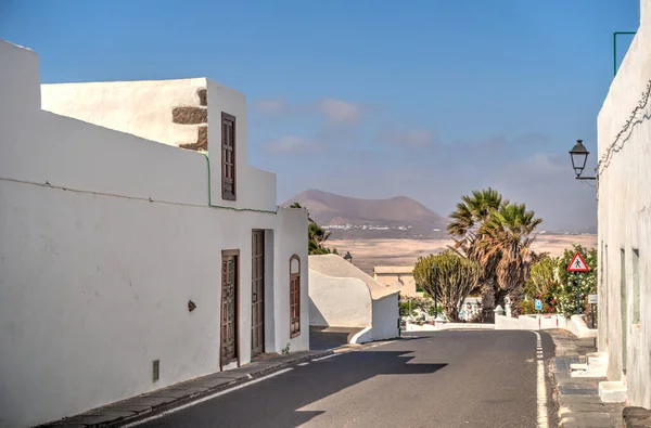 Street Teguise Lanzarote Spain — Foto de Stock