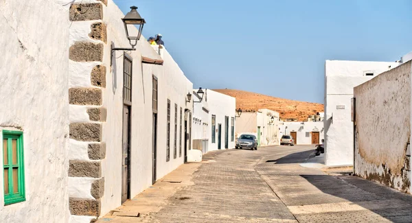 Street Teguise Lanzarote Spain — Fotografia de Stock