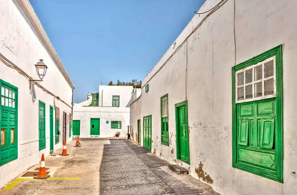 Street Teguise Lanzarote Spain — Stockfoto