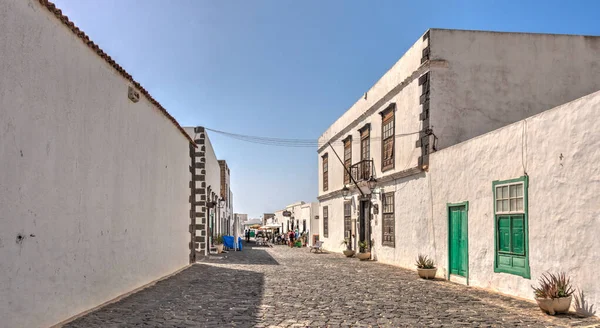 Teguise Lanzarote Spain September 2020 Old Capital City Sunny Weather — Stok fotoğraf
