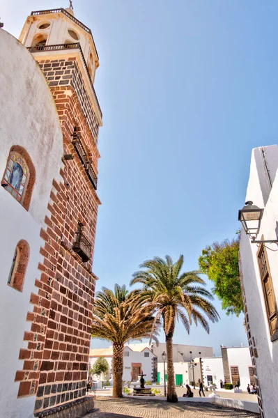 Teguise Lanzarote Spain September 2020 Old Capital City Sunny Weather — Foto Stock