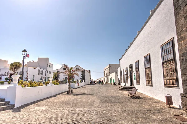 Teguise Lanzarote Spain September 2020 Old Capital City Sunny Weather — Zdjęcie stockowe