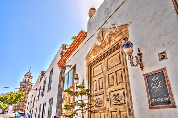 Teguise Lanzarote Spain September 2020 Old Capital City Sunny Weather — Foto de Stock