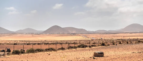 Volcanic Landscape Countryside Lanzarote Island — Stock fotografie