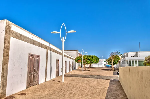Street Teguise Lanzarote Spain — Stockfoto