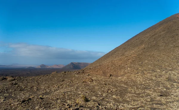 Beautiful Landscape Timanfaya National Park Lanzarote Hdr Image — Fotografia de Stock