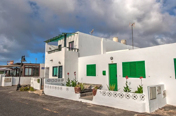 Beautiful View Golfo Lanzarote Hdr Image — Fotografia de Stock