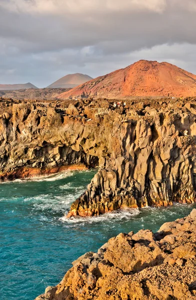 Los Hervideros Lanzarote Canary Islands — Stock Photo, Image