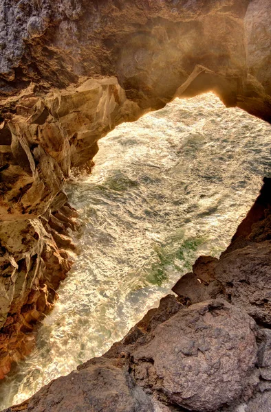 Los Hervideros Lanzarote Hdr Εικόνα — Φωτογραφία Αρχείου