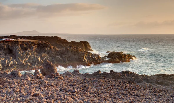 Los Hervideros Lanzarote Hdr Image — Stockfoto