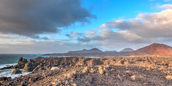 Los Hervideros Lanzarote Hdr Image — 스톡 사진