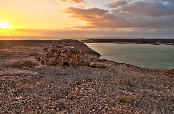 Janubio Salt Flats Lanzarote Hdr Image — Stok fotoğraf