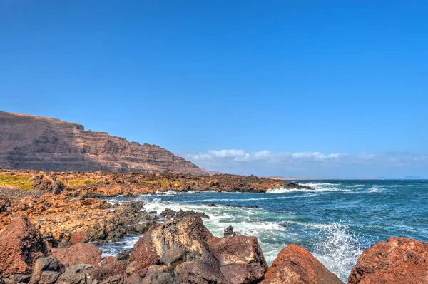 View Graciosa Island Lanzarote — Stok fotoğraf