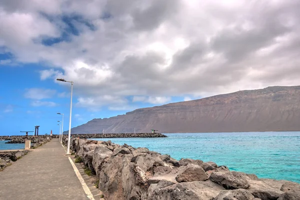 View Graciosa Island Lanzarote — Fotografia de Stock