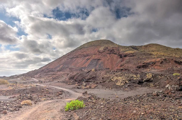 Volcanic Landscape Timanfaya National Park Lanzarote Hdr Image — Stock Photo, Image